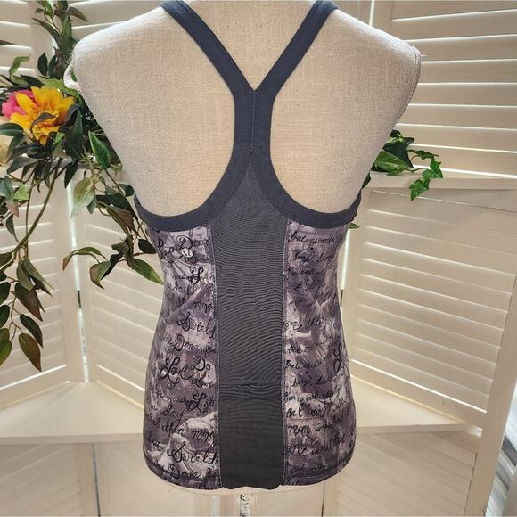 LULULEMON POWER Y TANK GRAY SIZE 6 - Picture 4 of 5